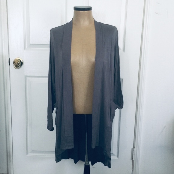 # NORDSTROM “BOBEAU” HI-LOW CARDIGAN Size Medium - Picture 3 of 7